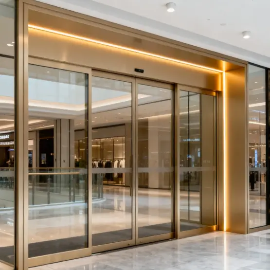 Pintu Listrik Paduan Aluminium