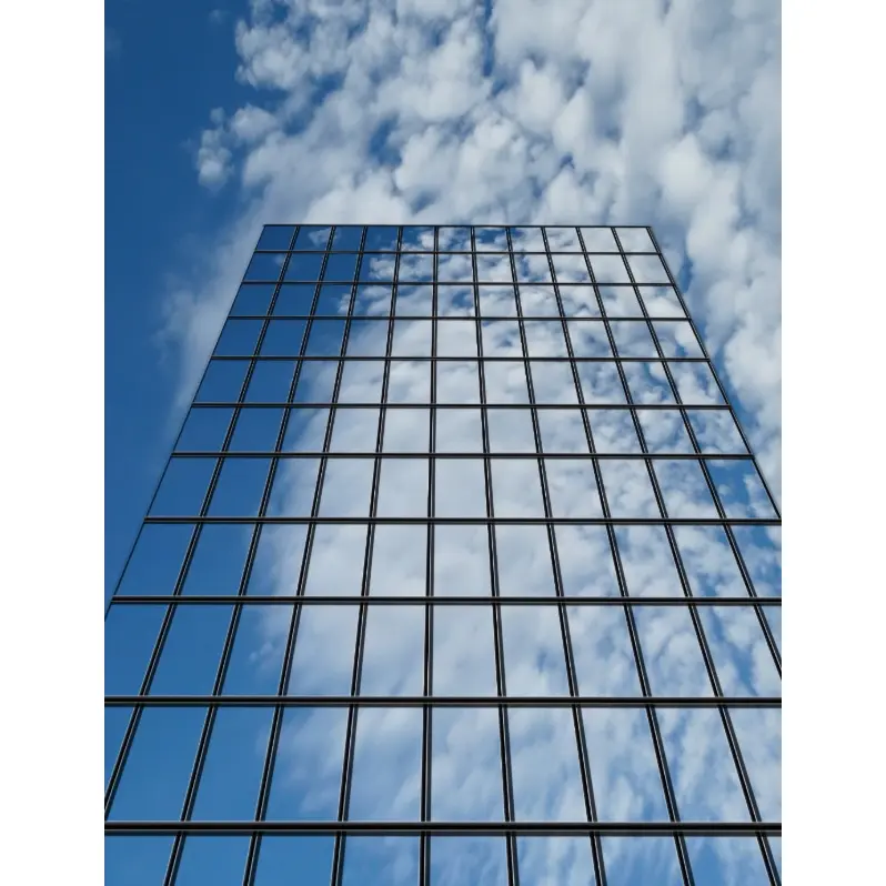 Kaca Rendah E untuk Dinding Tirai