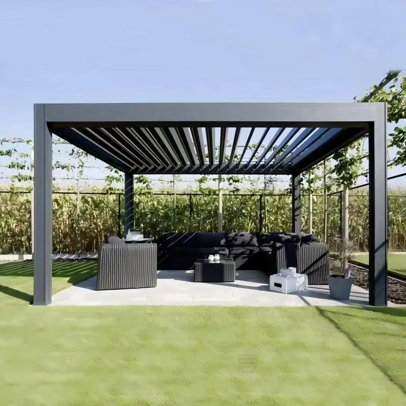 Gazebo yang Dapat Ditarik Secara Manual