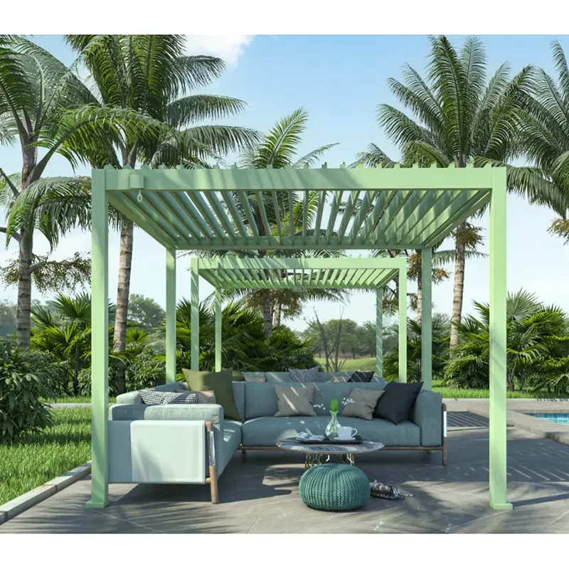 Gazebo yang Dapat Ditarik Secara Manual