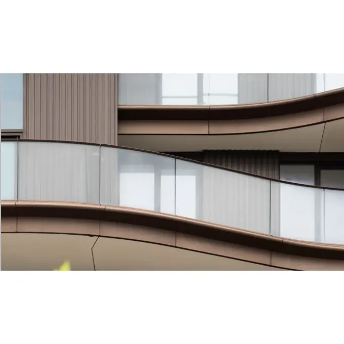 Kaca Berbentuk untuk Pagar