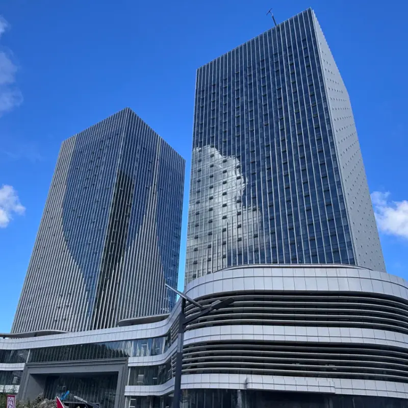 Dinding Tirai Standar Unitized