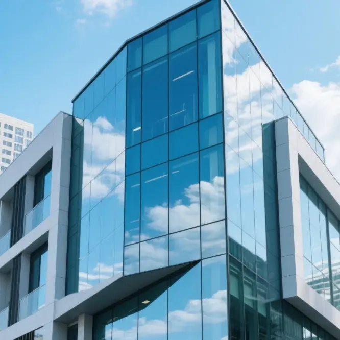 Kaca Tempered untuk Dinding Tirai